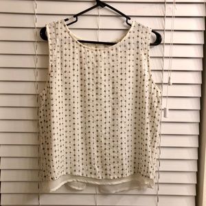 Lucky brand sleeveless blouse